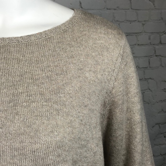 0X 1X 2X 3X Style & Co Natural Heather Ruffle Hem Sweater Plus Size - Picture 5 of 6